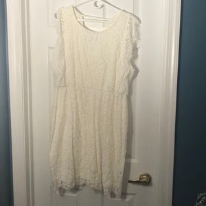 Ivory lace dress